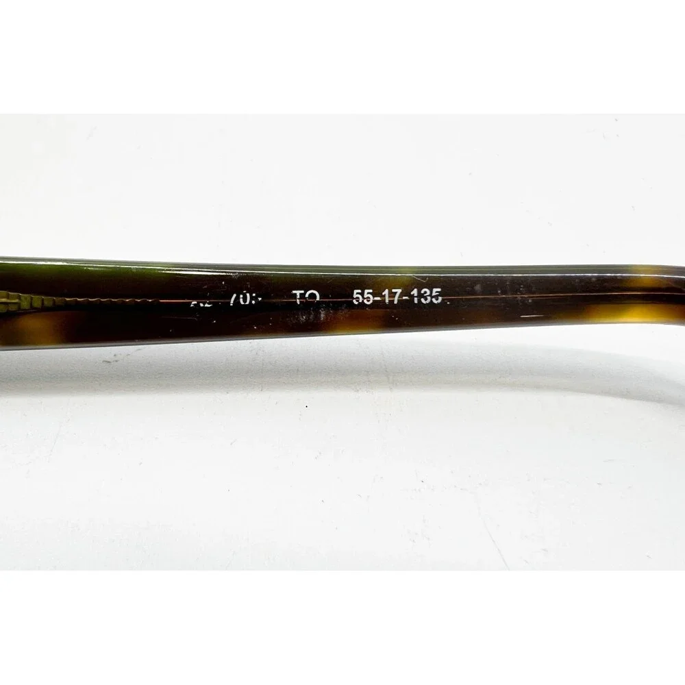 Aztec Eyeglasses Frames Women Tortoise Brown Green Rectangular 55-17-135